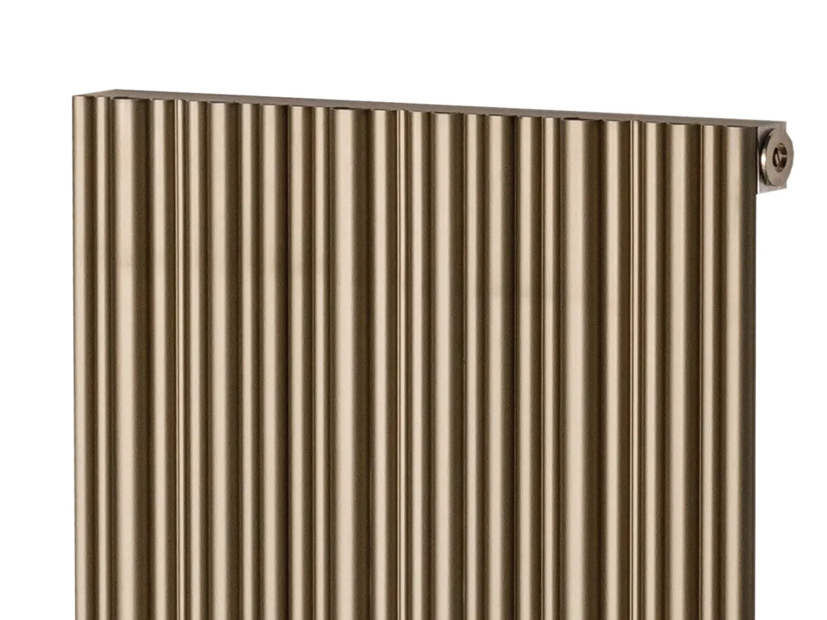 Дизайнерский радиатор LOJIMAX коллекция BAMBOO 1800x479 мм, Bronze Light Anodising