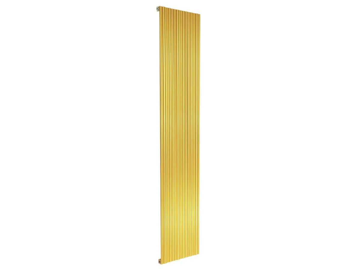 Дизайнерский радиатор LOJIMAX коллекция BAMBOO 1800x479 мм, Gold Matt Anodising