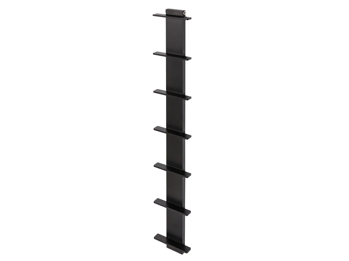 Uscător de prosoape de design LOJIMAX colecția CARETTA 1675x250 mm, Negru